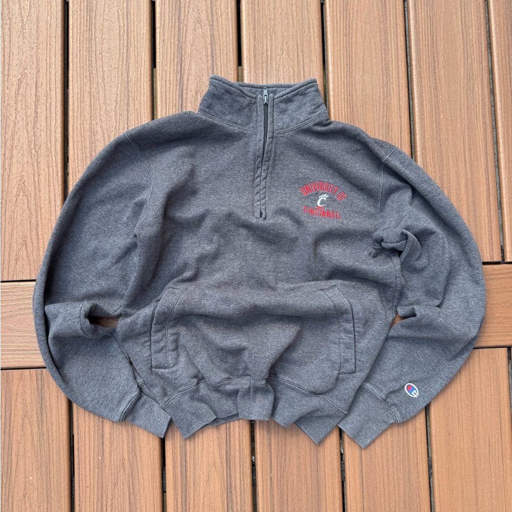 grey champion cincinnati quarter zip